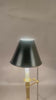 Vintage Brass Bouillotte Table Lamp, Adjustable Black Shade, French Style, 1950s