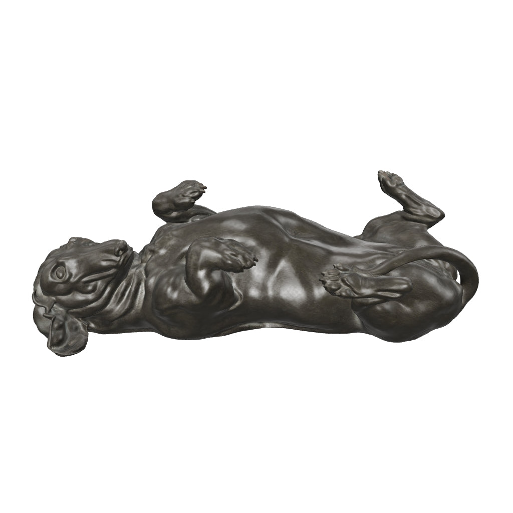 3D view of Doris Lindner’s Rolling Dachshund — 26 × 13 × 9 cm