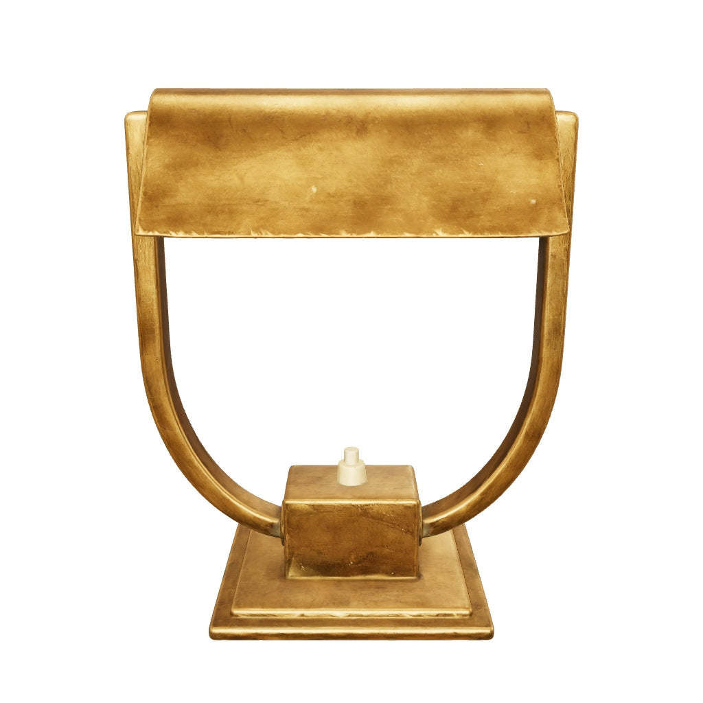 Interactive 3D preview of the brass Art Deco desk lamp. Height 22 cm.