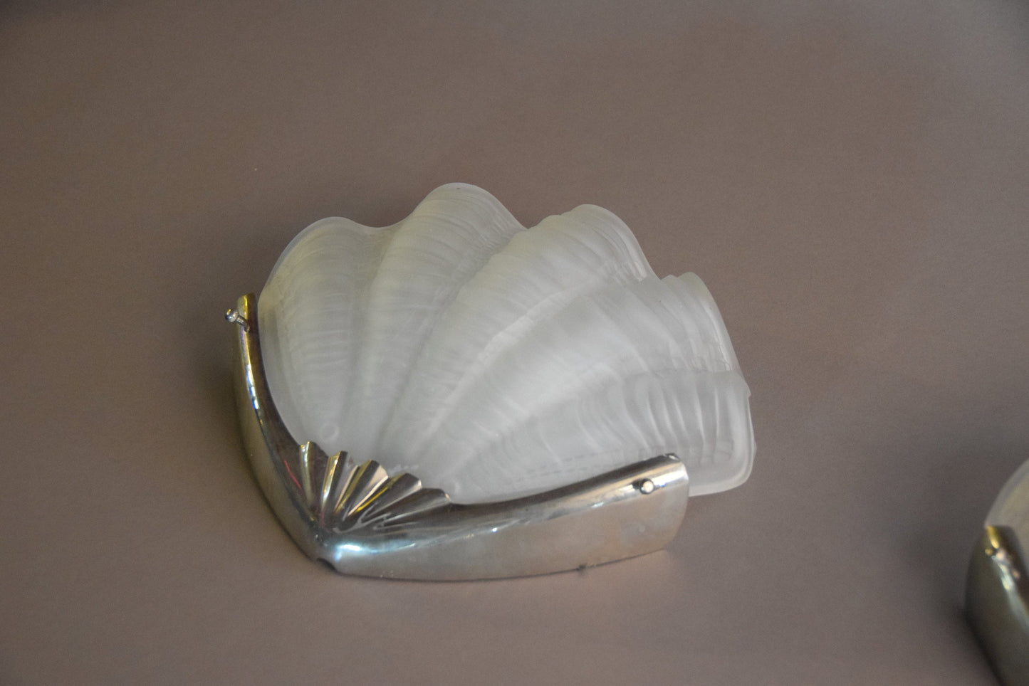 Art Deco style Shell Wall Lamps