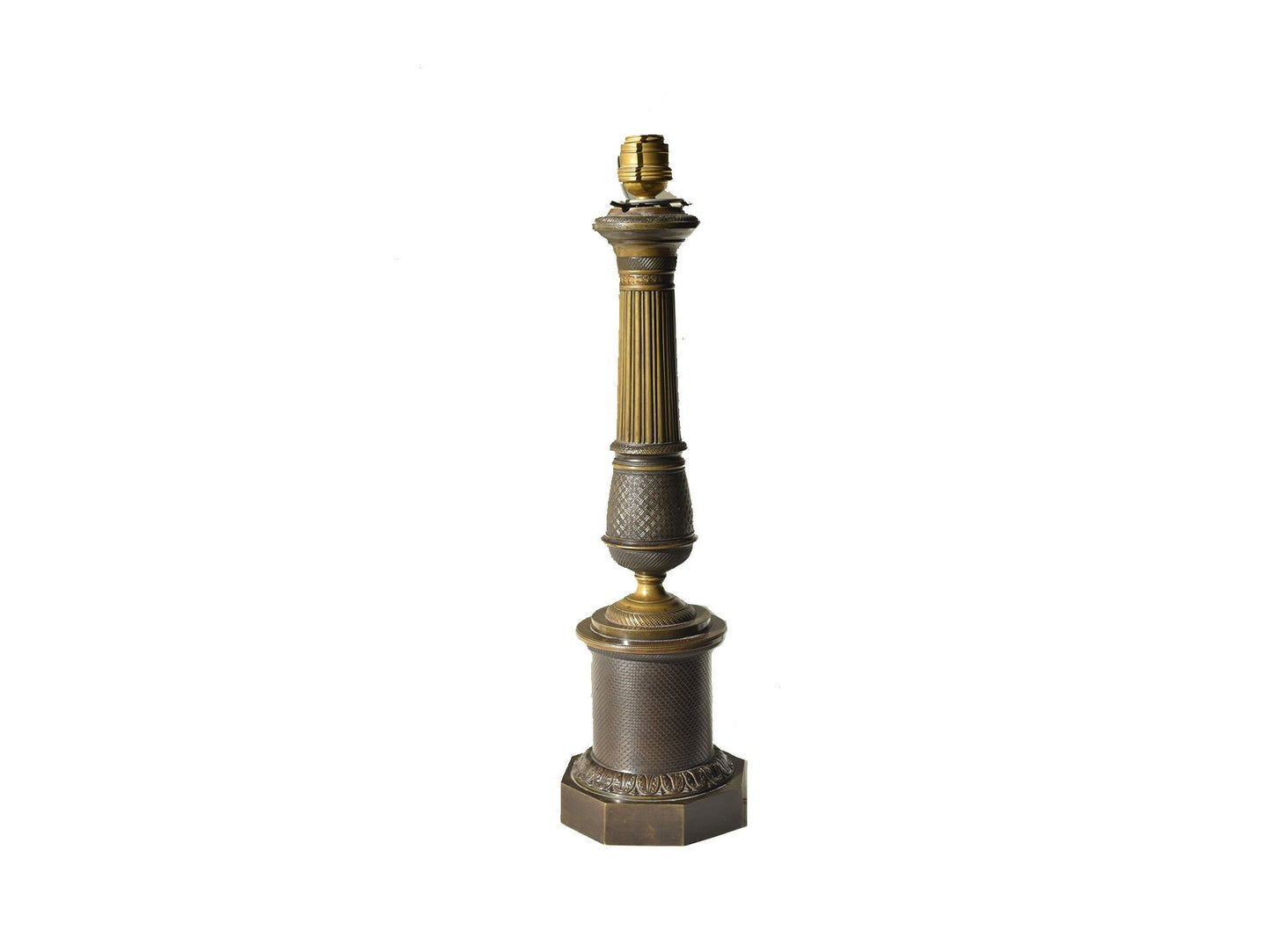 Bronze table lamp 19th Century