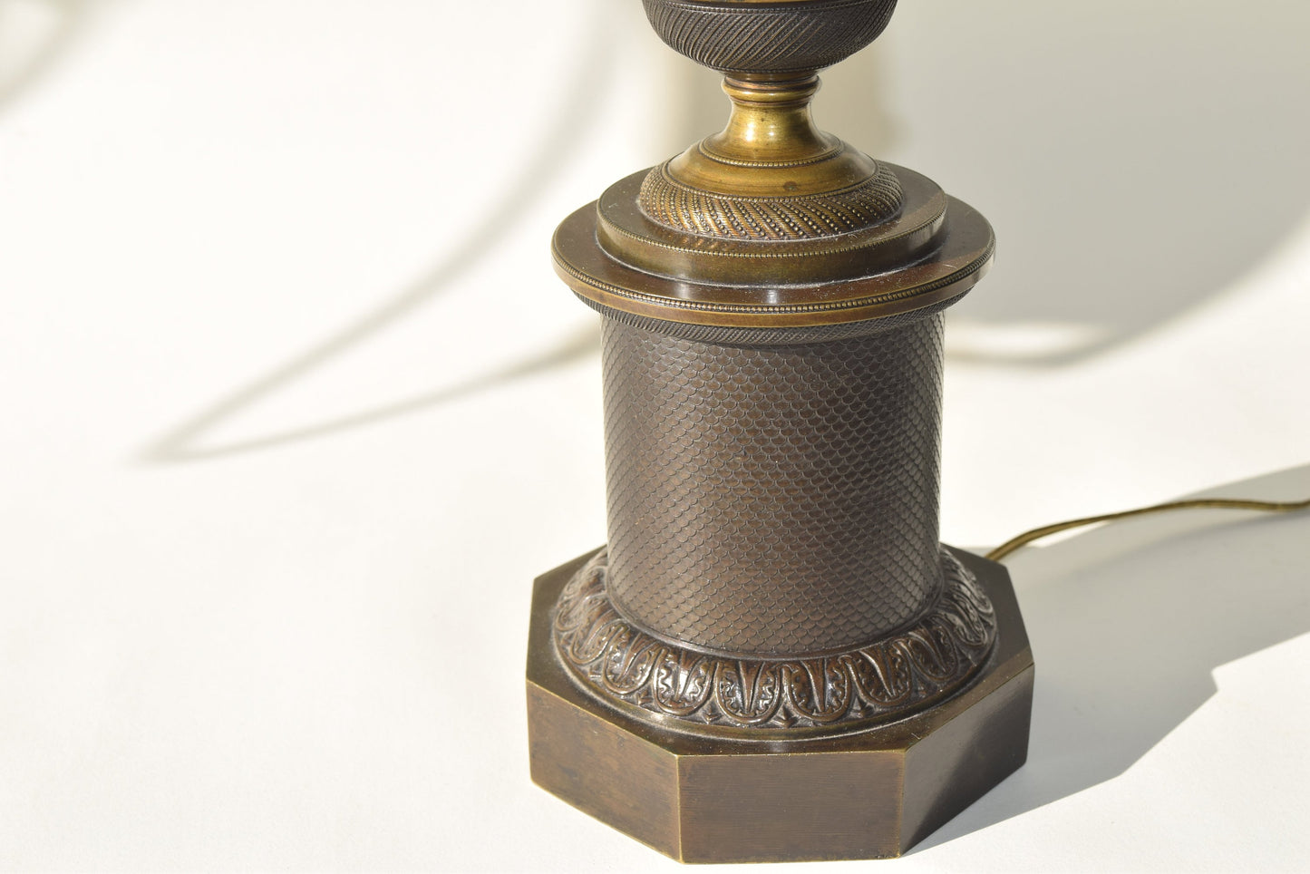 Bronze table lamp 19th Century