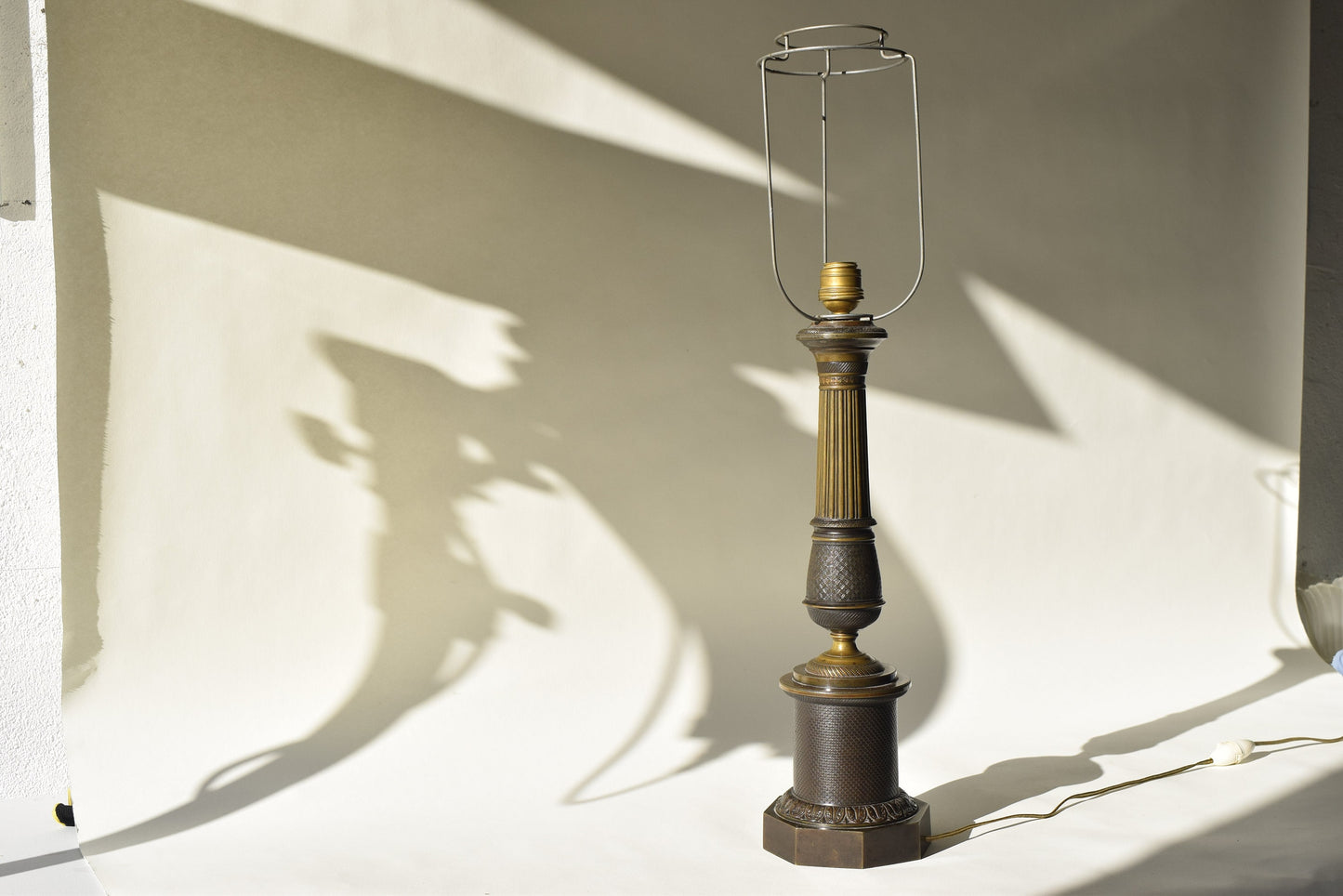 Bronze table lamp 19th Century