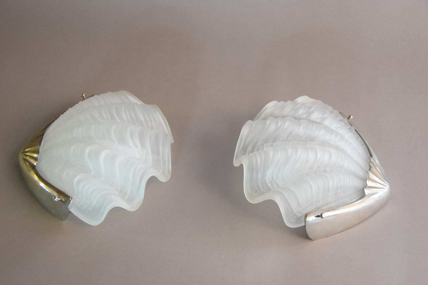 Art Deco style Shell Wall Lamps